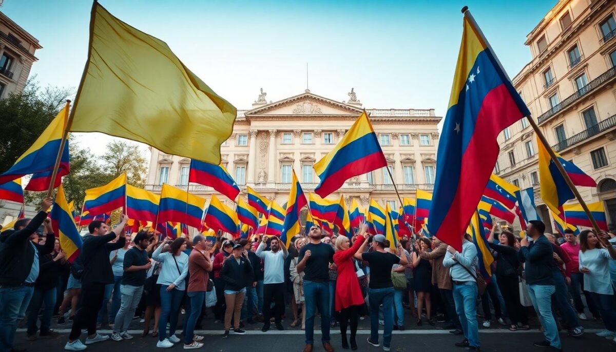 Mobilitazione a Milano contro l’intervento degli Stati Uniti in Venezuela
