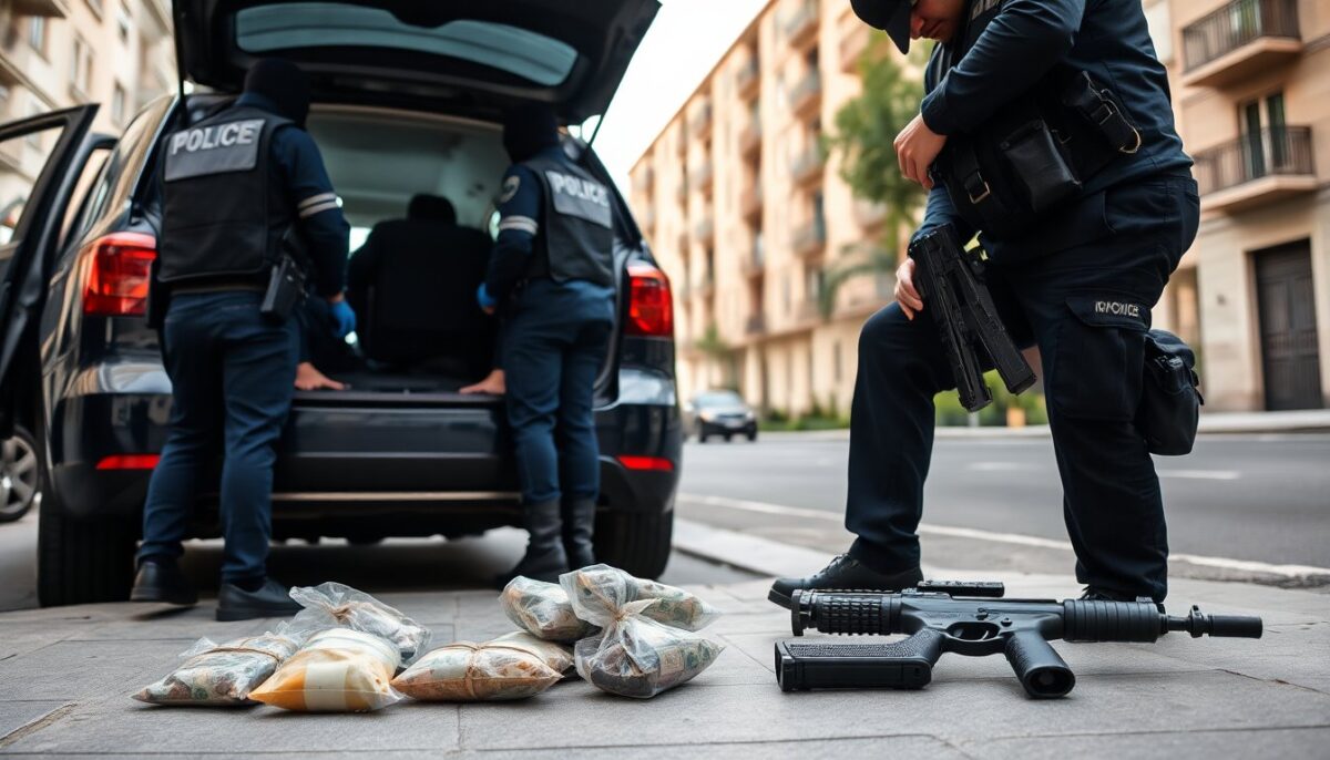 Operazione Antidroga a Milano: Due Arresti con Sequestro di Armi e Denaro