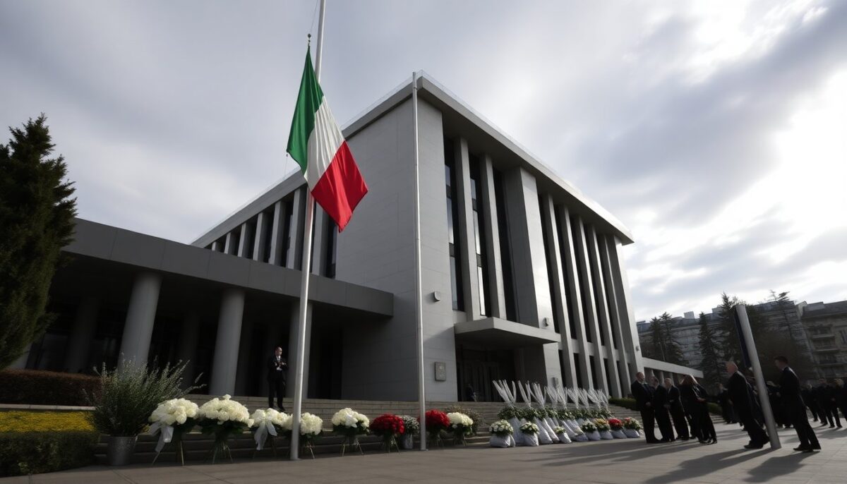 Palazzo Lombardia rende omaggio alle vittime di Crans-Montana con una cerimonia solenne