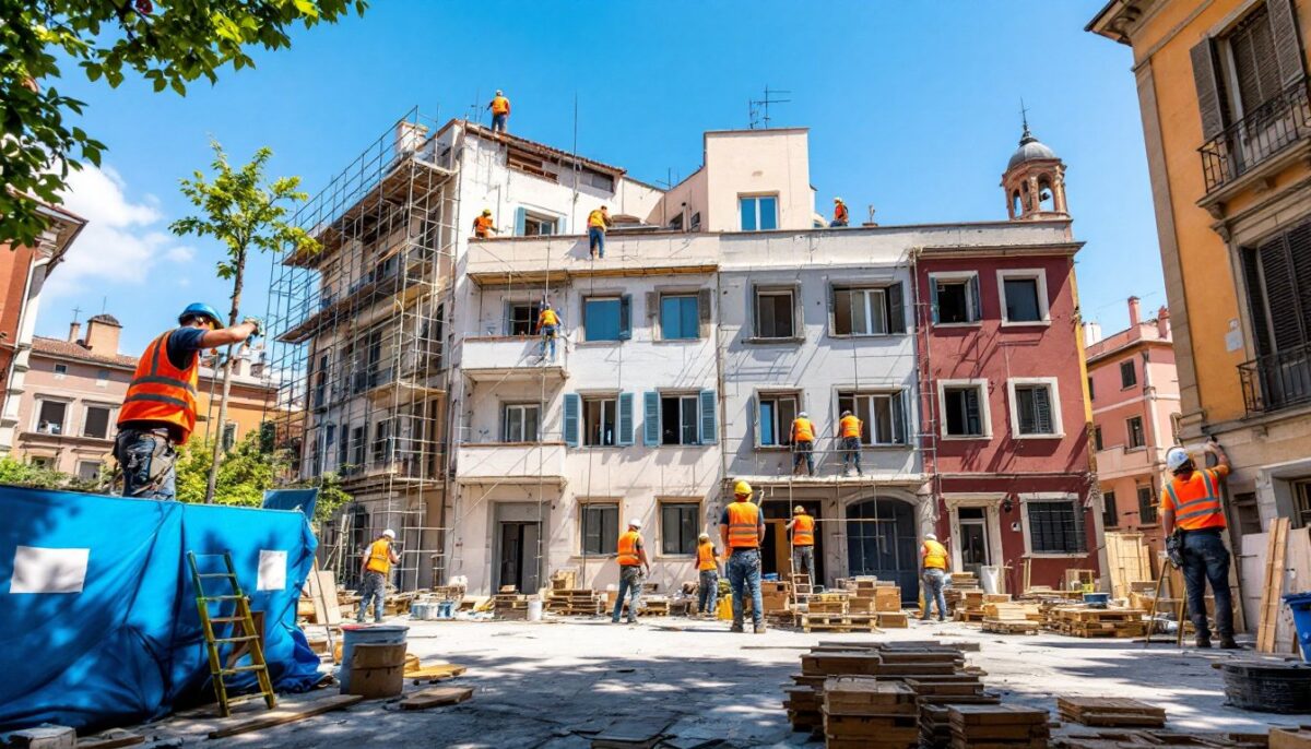 Ristrutturazione degli edifici popolari di via Ernesto Rossi a Milano