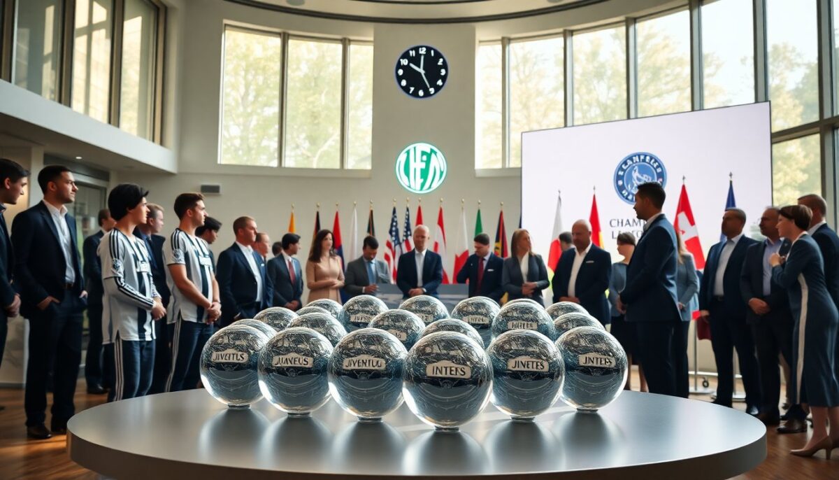 Sorteggi Champions League: Juventus, Inter e Atalanta pronte a conquistare le sfide decisive