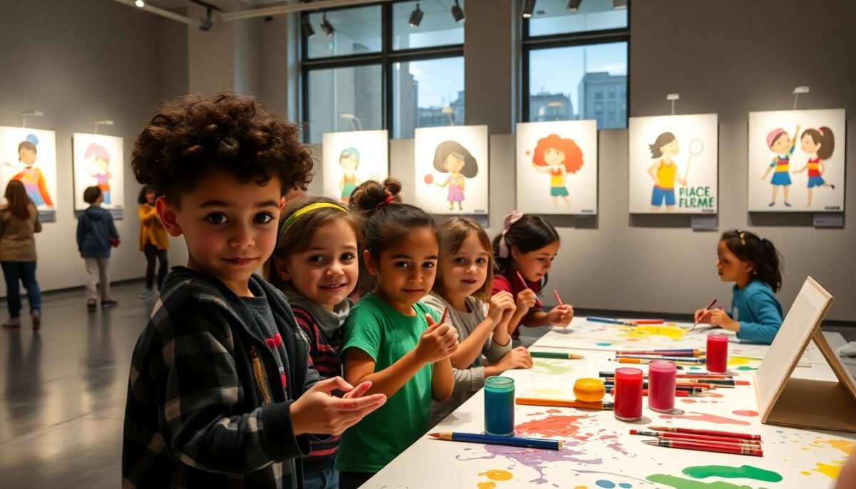 Atleti dell’arte: esplora la mostra e i laboratori creativi per bambini
