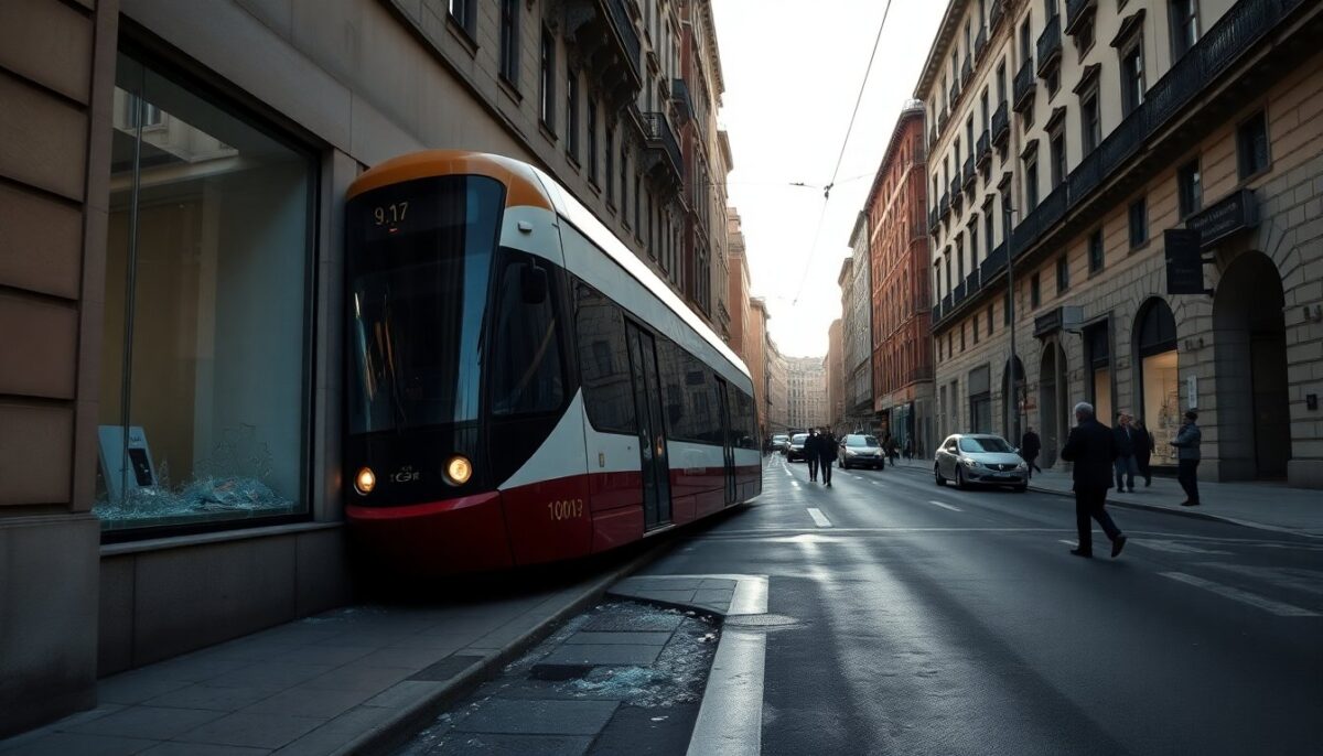 Deragliamento del tram in viale Vittorio Veneto: due morti e decine di feriti