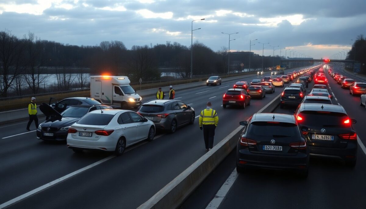 Incidente multiplo a Milano: traffico in tilt sulla tangenziale sud