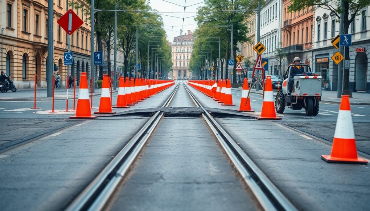 Lavori sui binari del tram: interventi in via Bramante e in centro a marzo