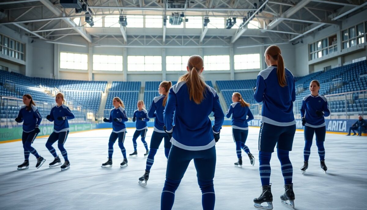 Le azzurre dell’hockey su ghiaccio fanno il loro esordio olimpico a Milano Cortina