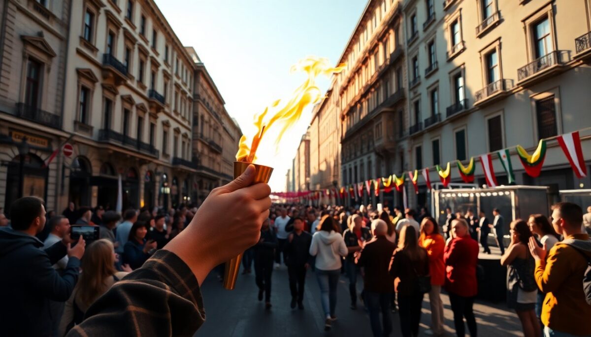 Milano accoglie la torcia olimpica con un percorso emozionante