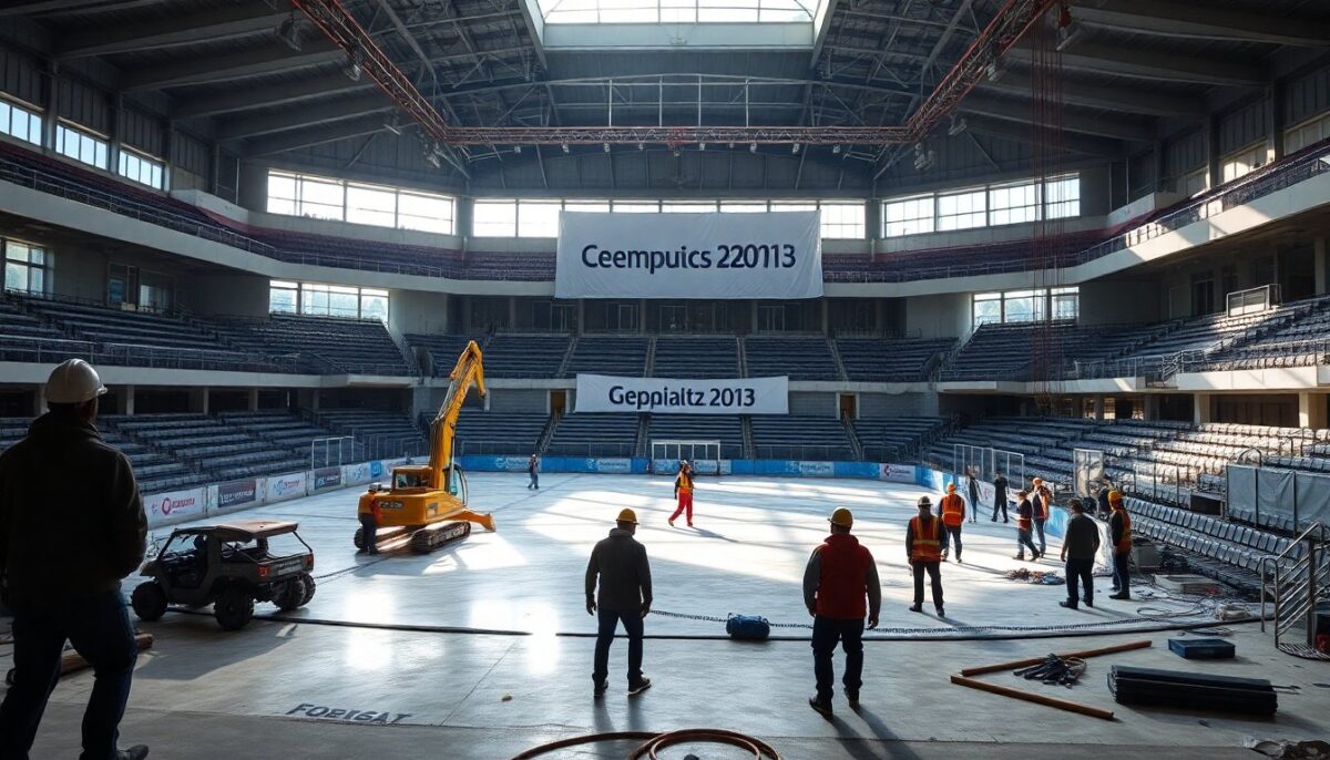 Preparativi Finali per l’Ice Skating Arena di Assago: Verso le Olimpiadi!