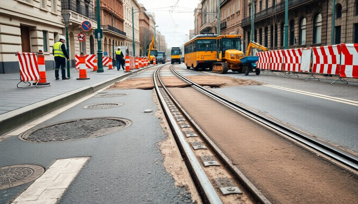 Riqualificazione stradale e sostituzione dei binari in due aree di Milano