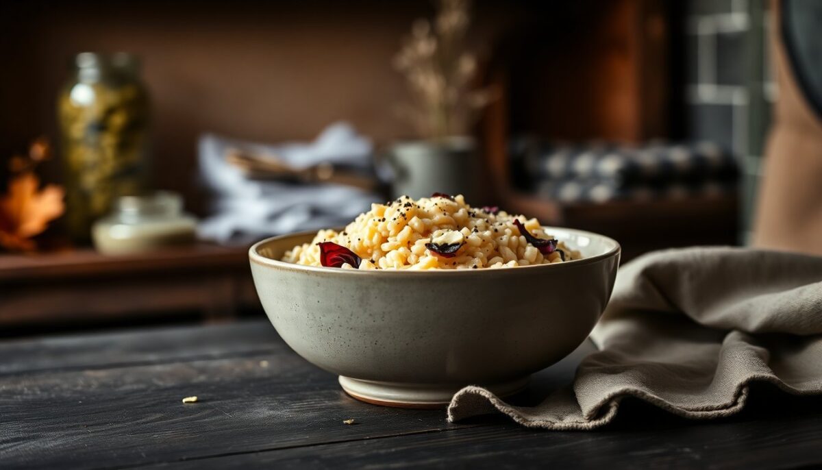 Risotto al radicchio e gorgonzola: ricetta sostenibile e tecnica passo passo