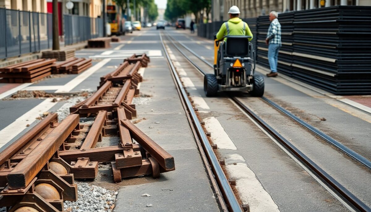 Sostituzione dei binari dei tram in via Bramante, via Torino e via Cesare Correnti a marzo