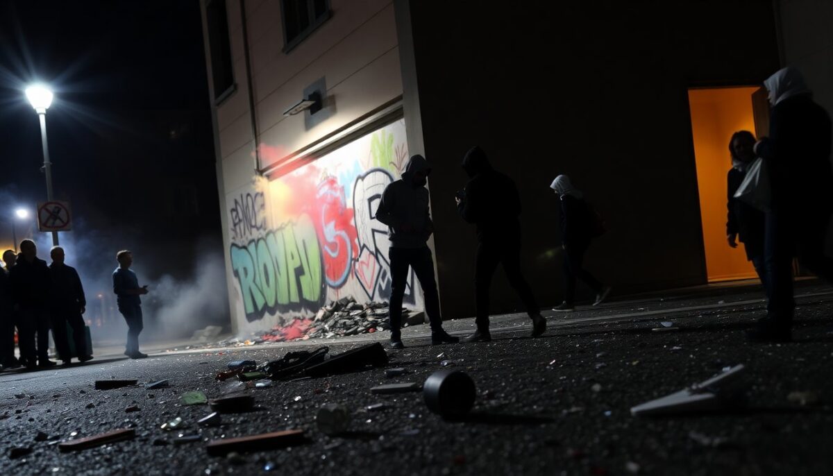 Vandali in azione: disordini a Trezzano e Buccinasco durante il weekend