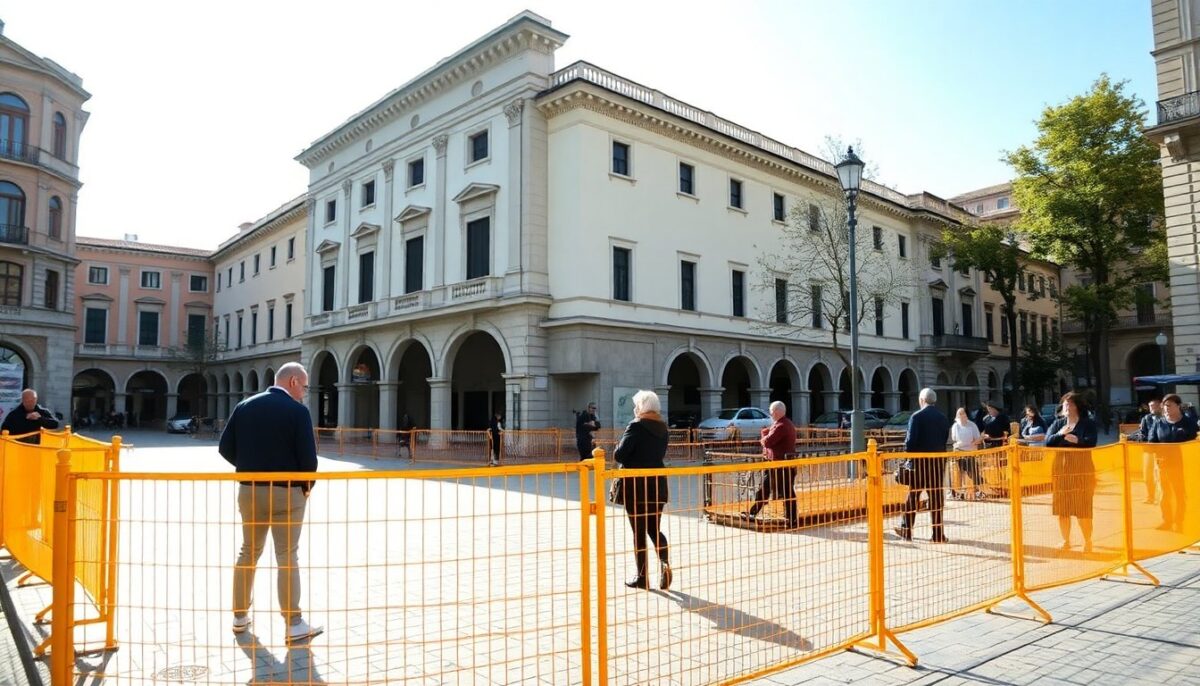 Vigevano: Aggiornamenti sulla Piazza Ducale e Attesa per le Transenne