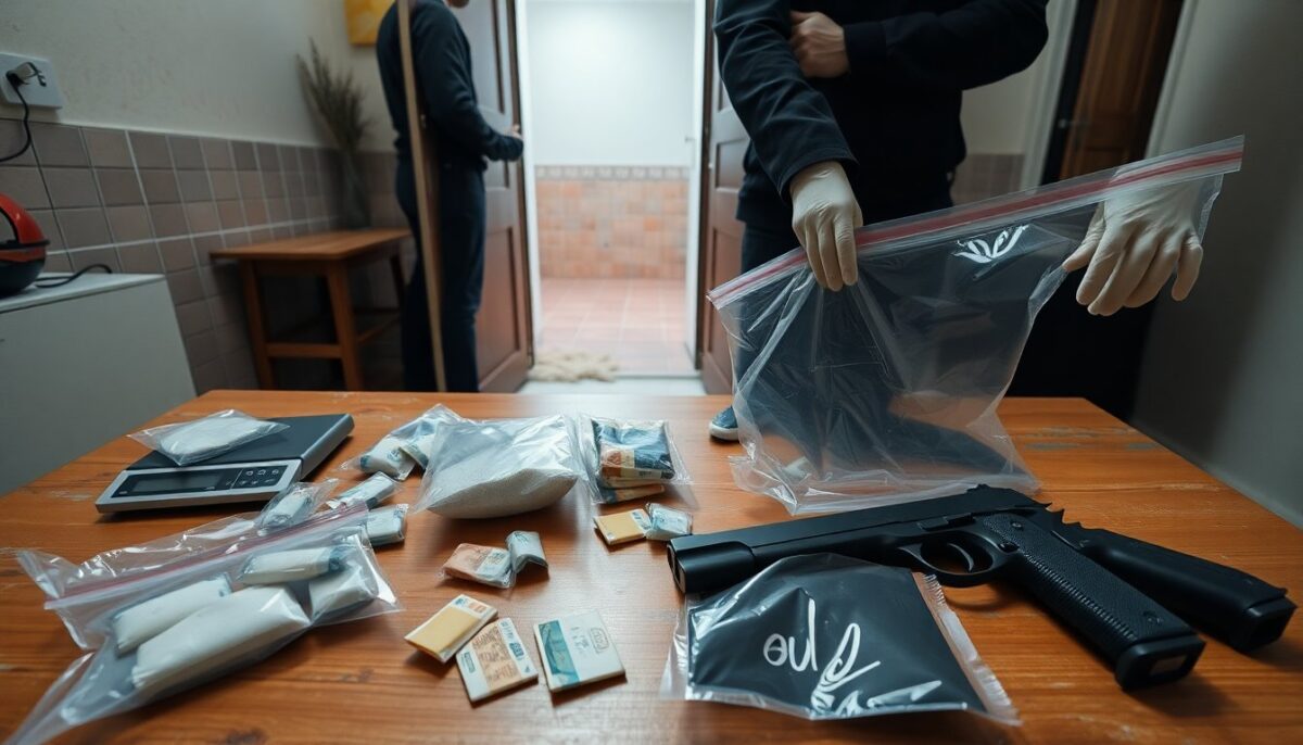 Arresto a Bruzzano per droga e armi: sequestri in due appartamenti