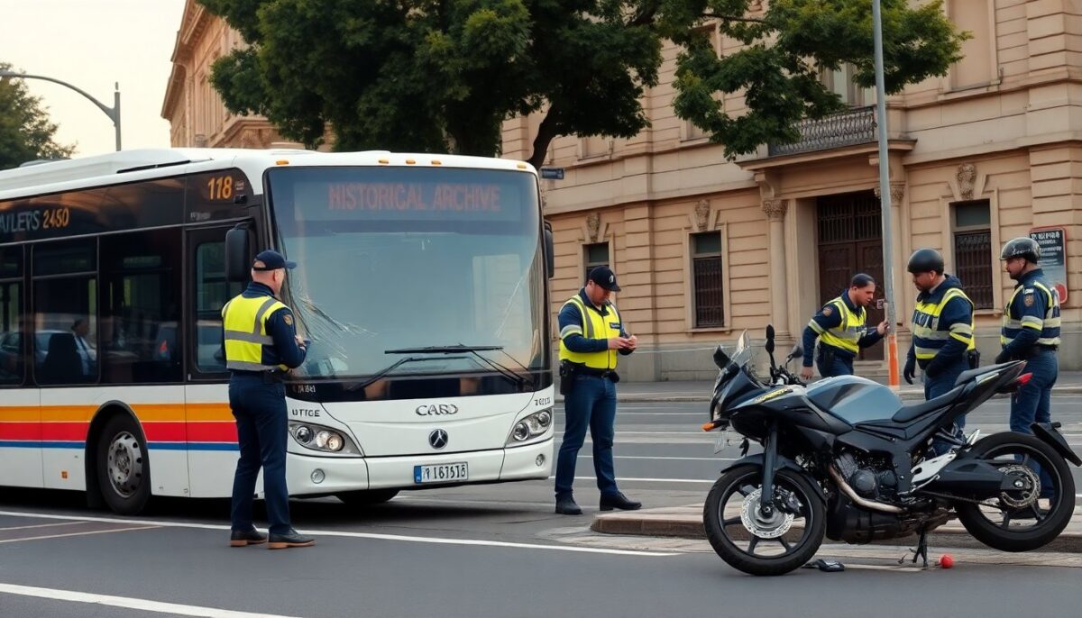 Autobus travolge una moto in centro a Milano: quattro feriti, dinamica ancora da chiarire