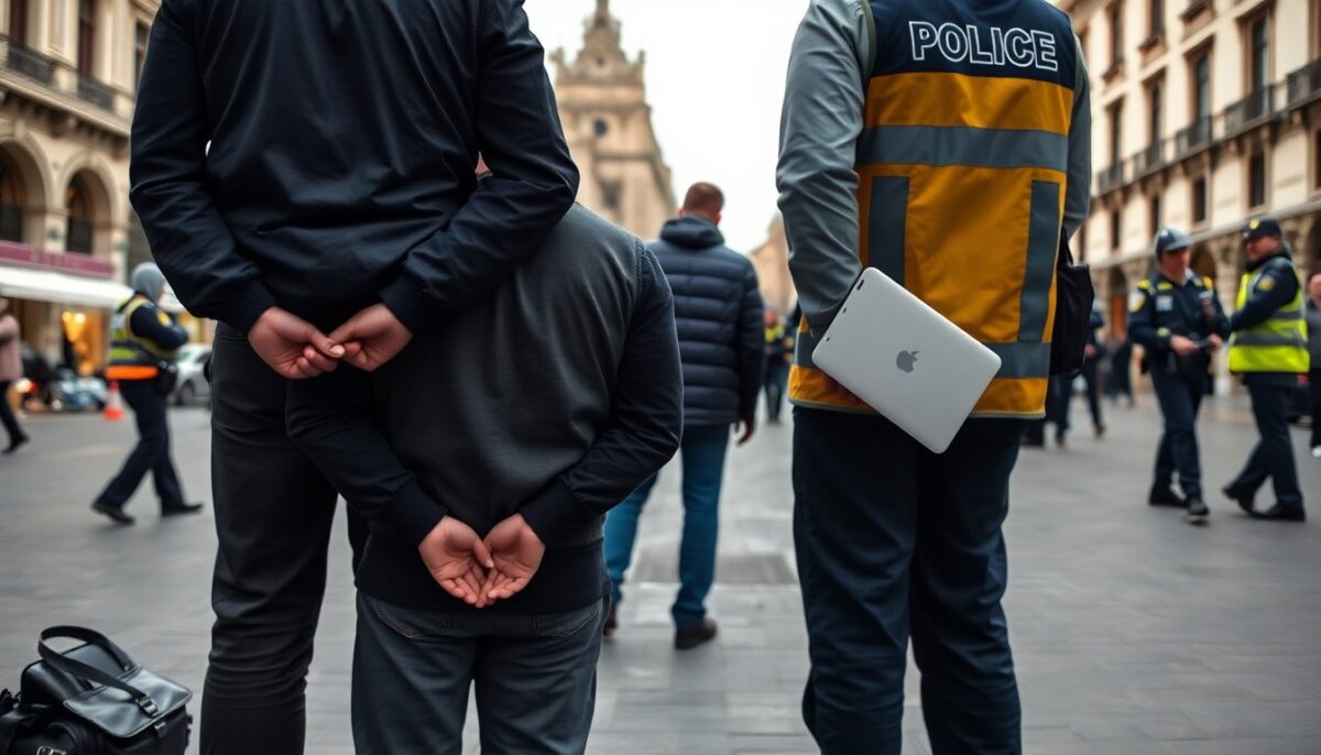 Furto in negozio a Milano: due uomini fermati in piazza San Babila