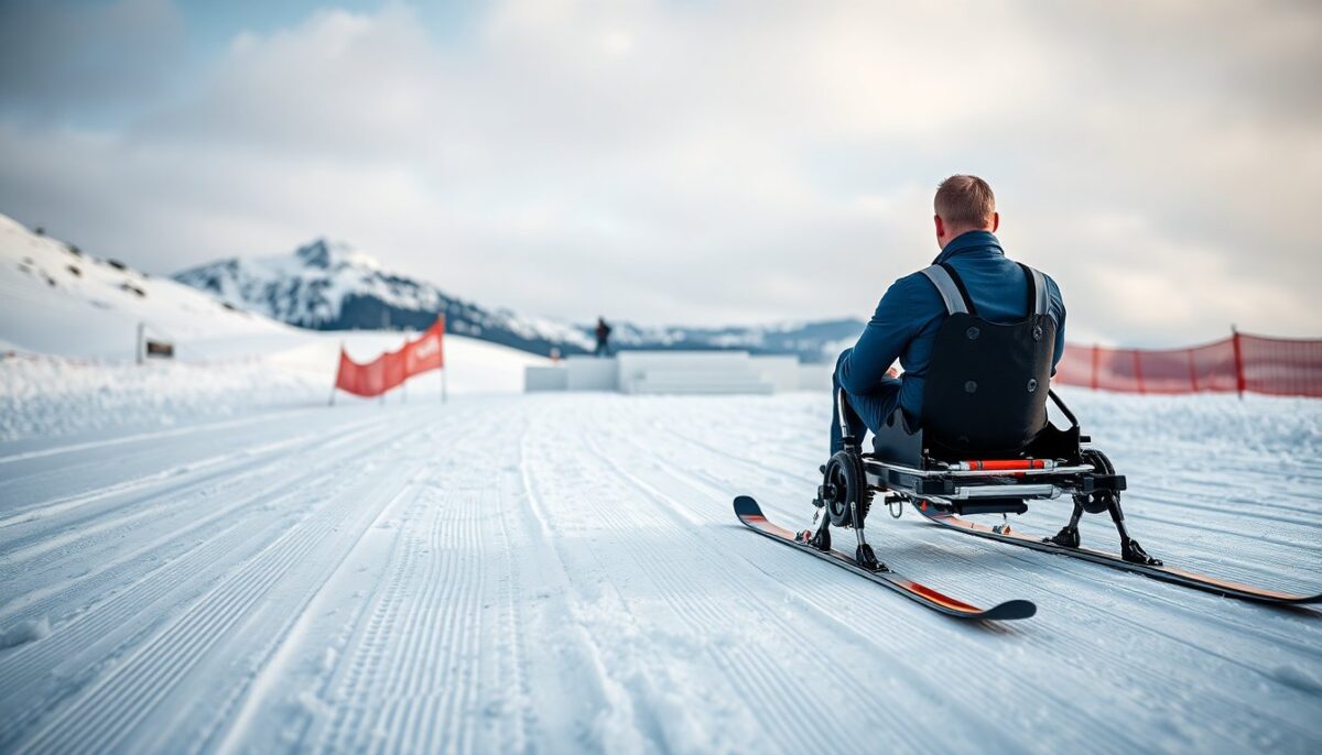 Giuseppe Romele vicino al podio nella 10 km sitting a Milano Cortina 2026