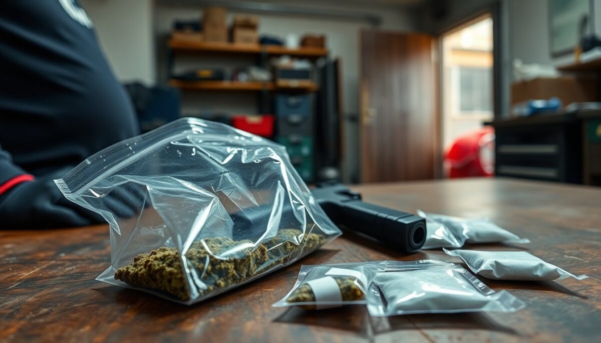 Milano, box usato per lo spaccio: sequestrati hashish, cocaina e una penna pistola
