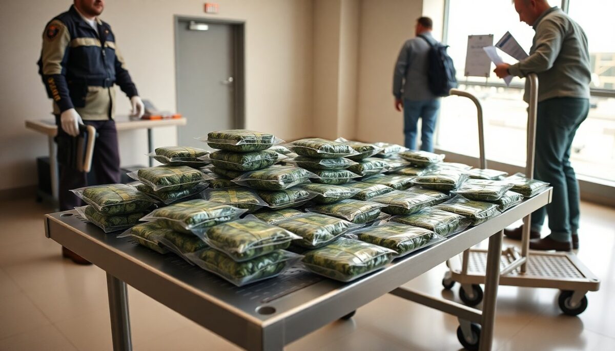 Passeggera statunitense arrestata a Malpensa con 17 kg di marijuana