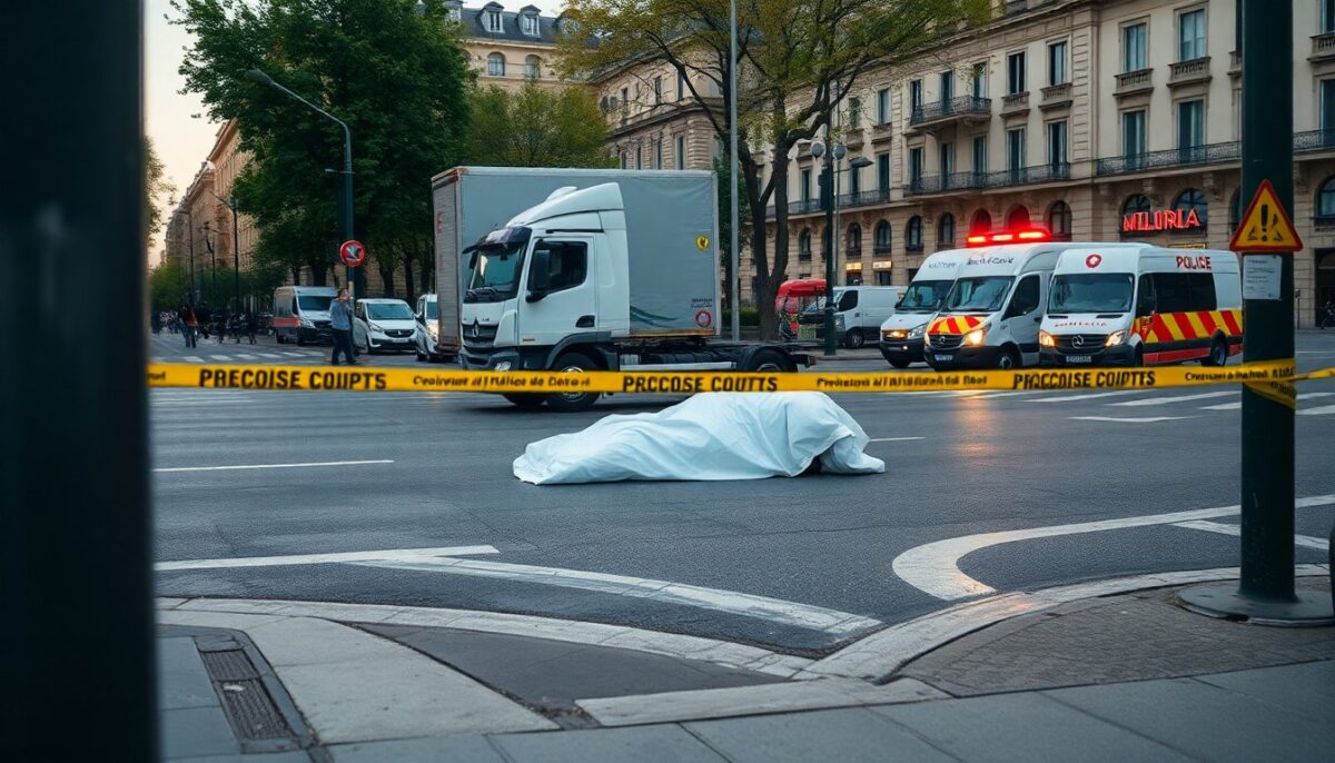 Pedone morto a Milano dopo l’investimento di un tir in piazza Ovidio