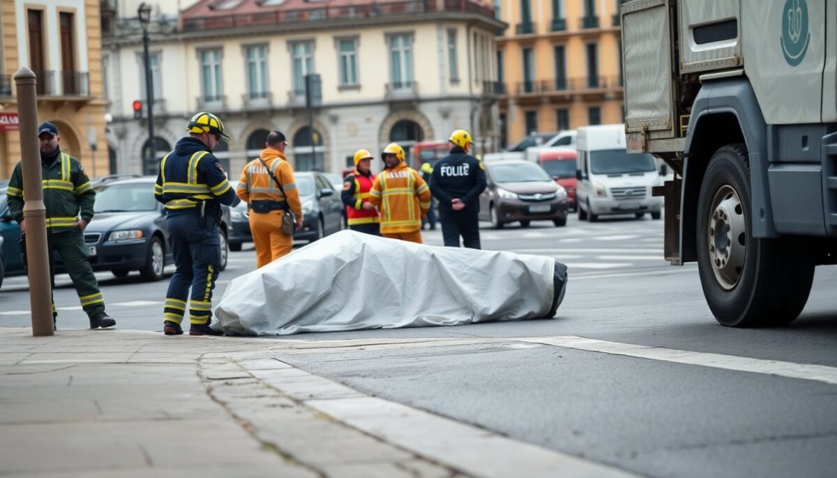 Pedone travolto e ucciso da un tir in piazza Ovidio a Milano