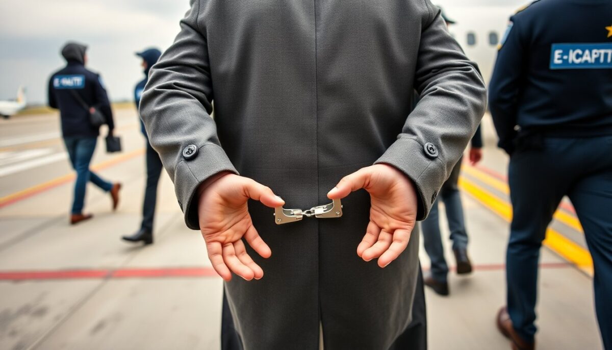 Rientro a Linate di Emanuele Gregorini dopo l’arresto in Colombia