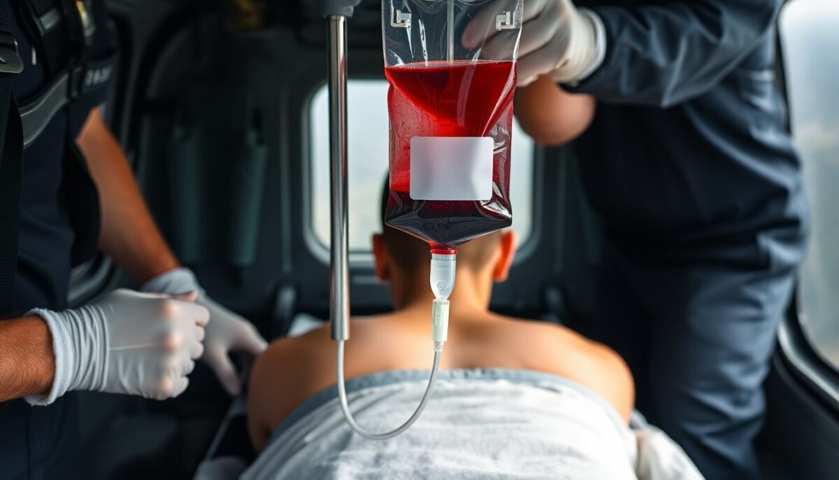 Trasfusione a bordo dell’elicottero: come l’emergenza ha salvato un’insegnante
