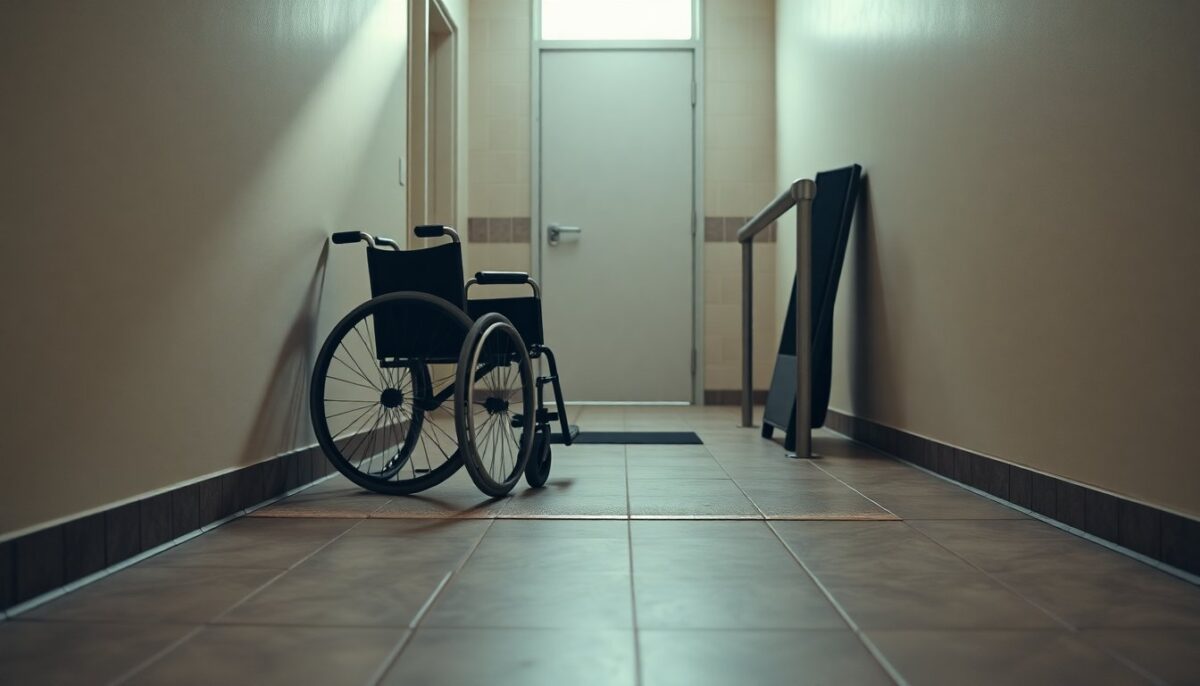 Bagno su un gradino nella sede de I Ragazzi di Robin a Segrate: l’appello per l’accessibilità