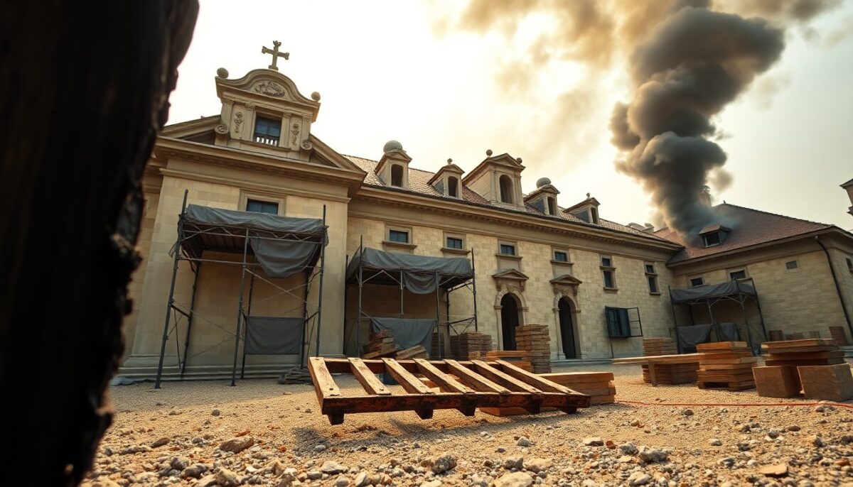 Incendio a Senago: fiamme colpiscono Villa Sioli in restauro
