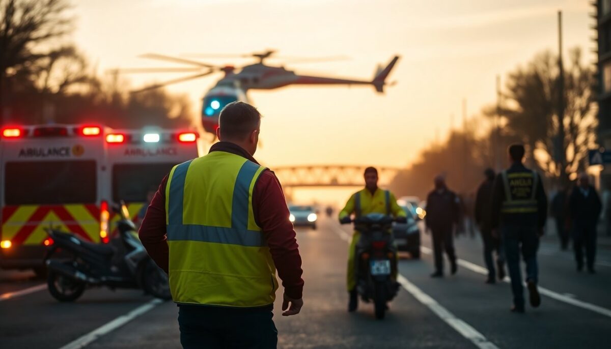 Incidente grave sulla vecchia Vigevanese a Trezzano: intervento dell’elisoccorso