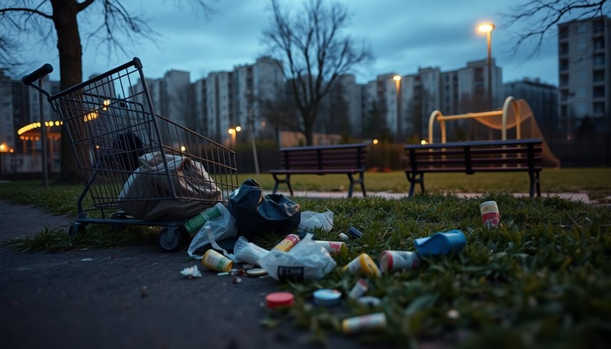 Parco di Cimiano: segnalazioni di sporcizia e disturbi alla quiete pubblica