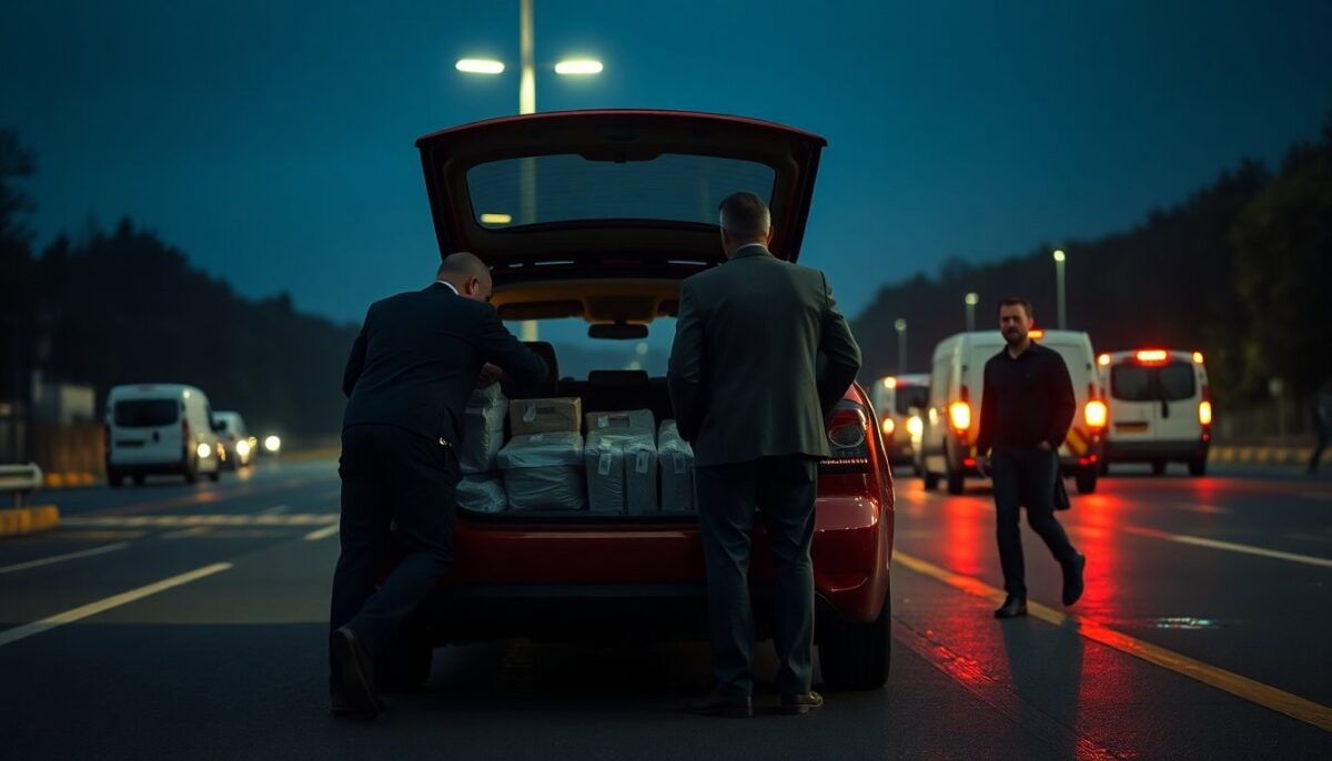 Scambio bloccato in un’area di sosta: sequestrati 32,5 kg tra cocaina ed eroina