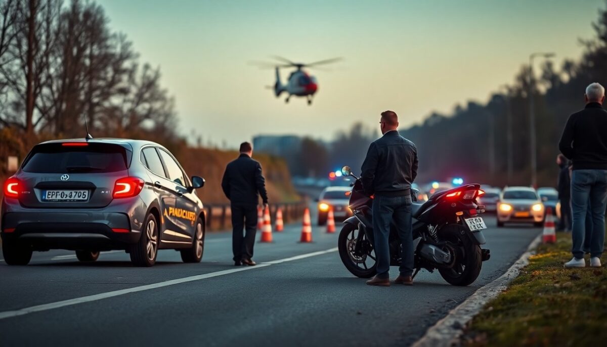 Scontro auto-moto sulla vecchia Vigevanese a Trezzano: elisoccorso in azione