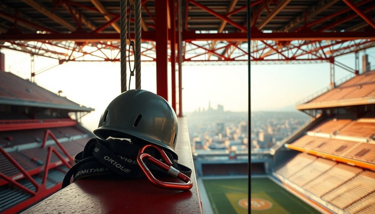 Visita allo skywalk di San Siro: camminare sulle travi a 55 metri