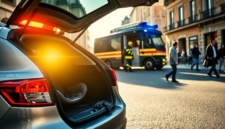 Bambino intrappolato in auto a San Donato Milanese: intervento rapido dei vigili del fuoco
