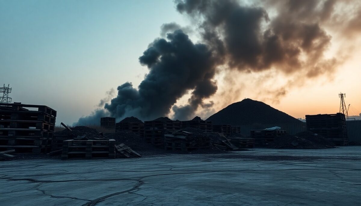 Fumo nero sopra Muggiano: incendio alla piattaforma ecologica di via Riccardo Lombardi