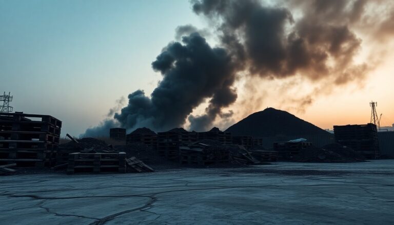 Fumo nero sopra Muggiano: incendio alla piattaforma ecologica di via Riccardo Lombardi