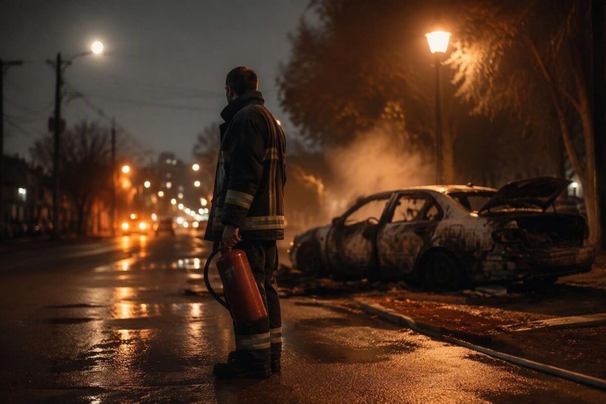 Fuoco devasta otto veicoli: da Milano a Canegrate la notte del 21/09