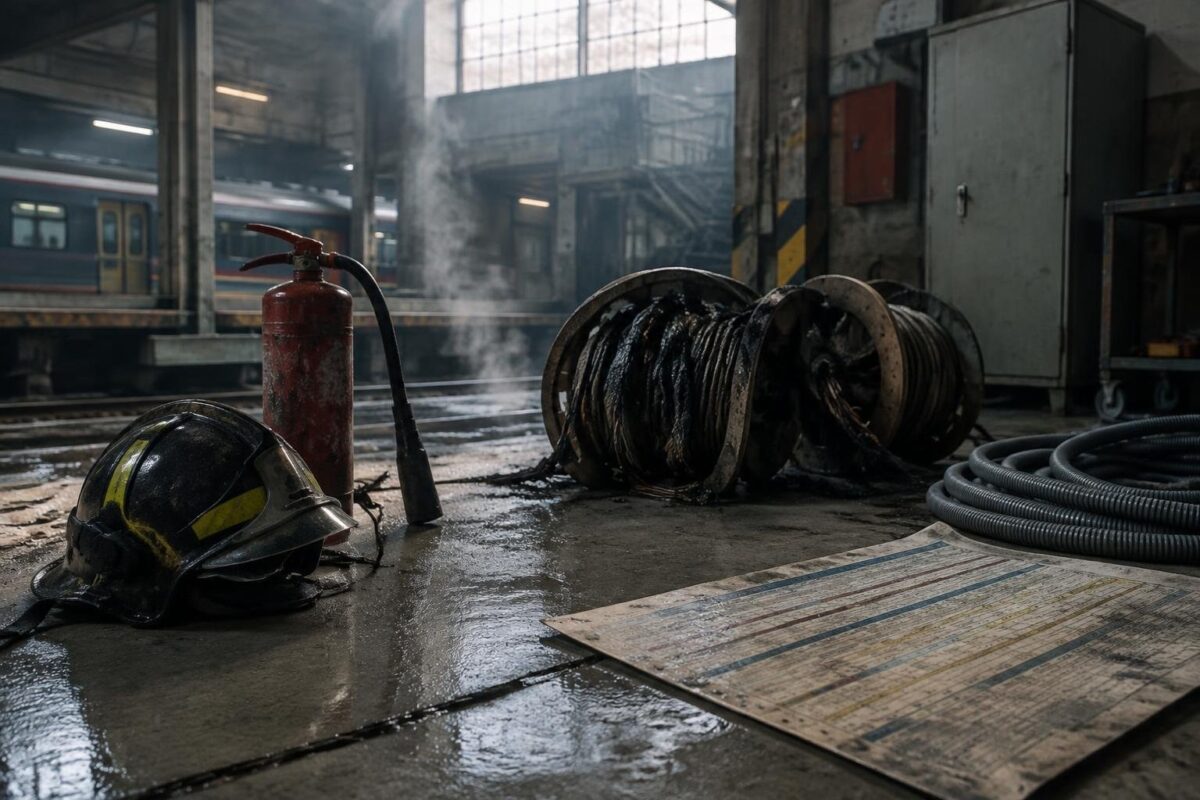 Circolazione interrotta a Milano per incendio ai cavi della Stazione Romana