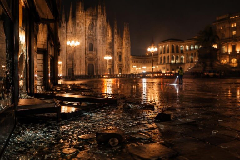 Duomo sotto assedio: 25 feriti, 160 detenuti e negozi saccheggiati