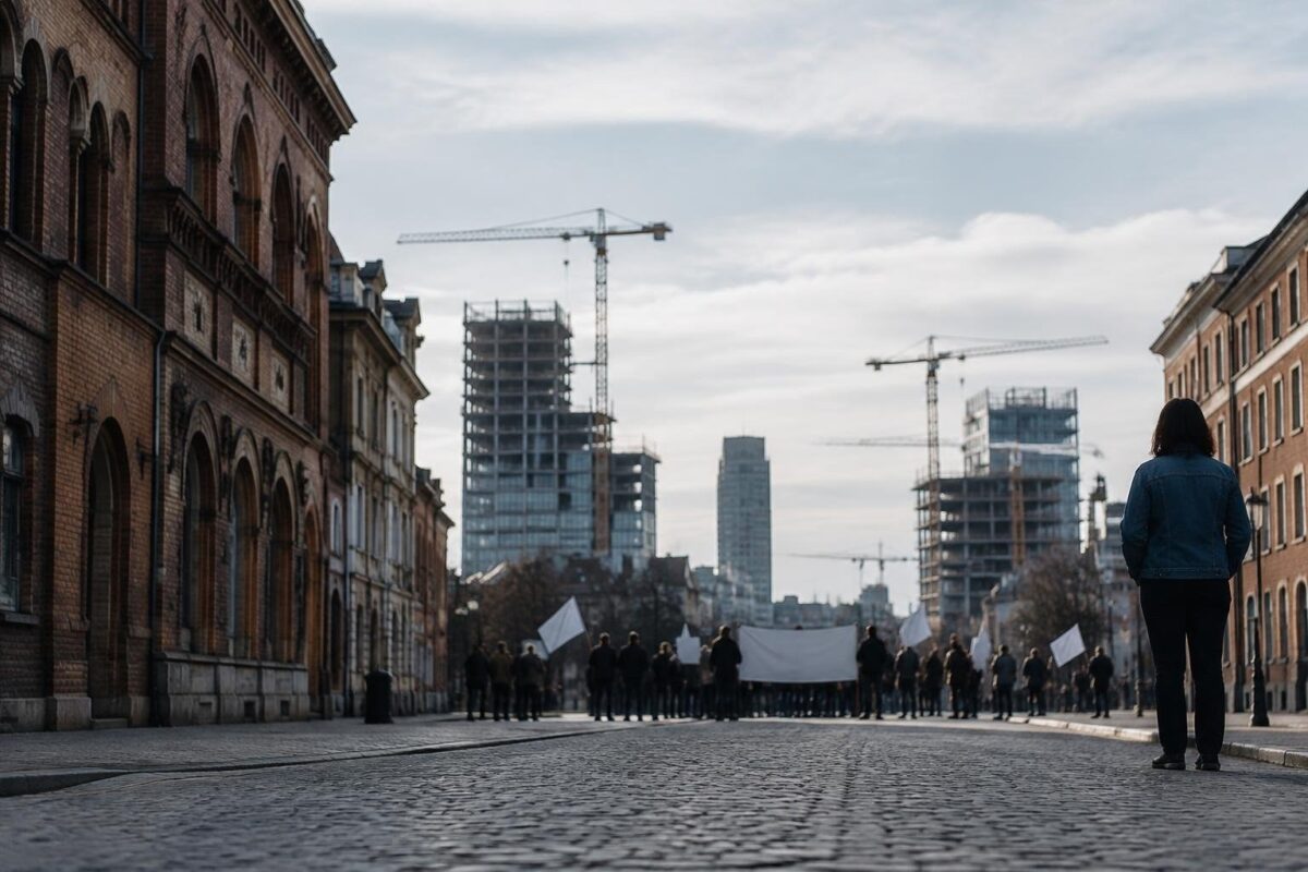 Protesta a Milano per sblocco di 440 alloggi cooperativi ferma
