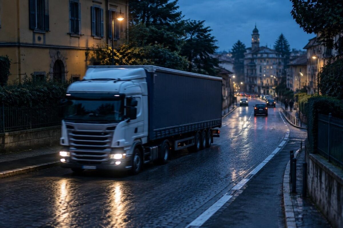 Segrate blocca i mezzi pesanti in via Morandi: nuove regole di circolazione