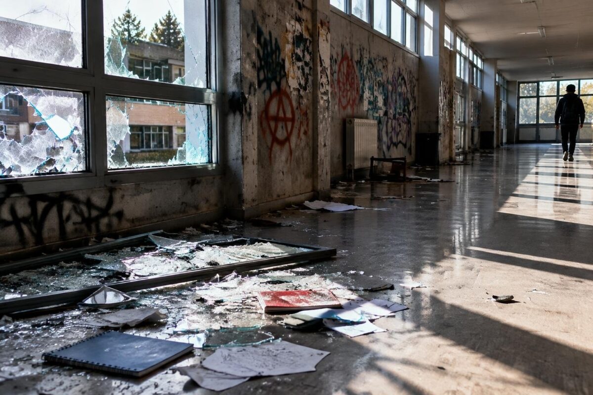 Studenti e Città Metropolitana condannano i danni al Calvino di Rozzano