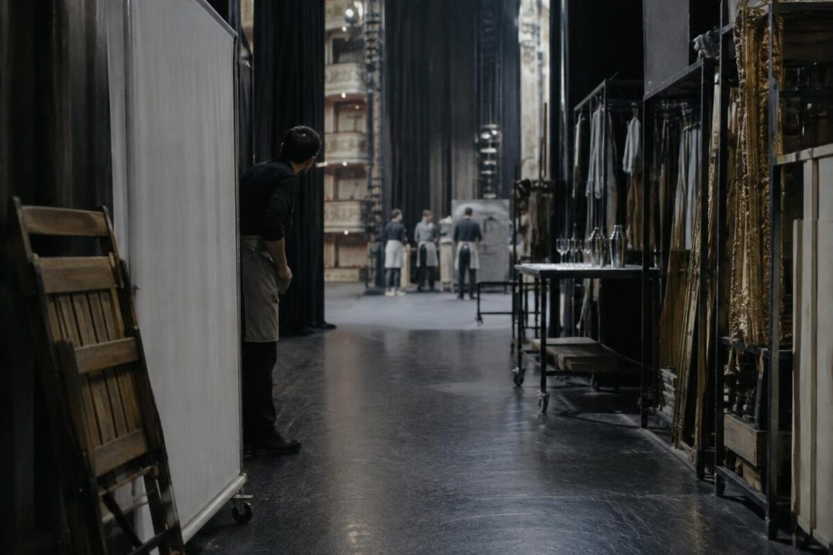 Tour del Piccolo Teatro Strehler con cocktail e rappresentazione
