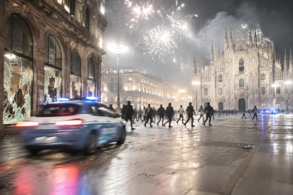 Violenza a Milano: centri commerciali, vetrine rotte e ordine pubblico