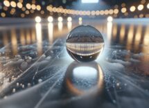 Atleti in azione al Grand Prix De France di pattinaggio artistico