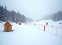 Atleti norvegesi in azione durante il Sesongstart di biathlon