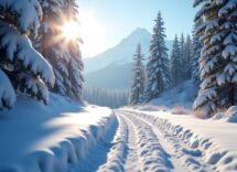 Atlete di biathlon in azione durante una competizione