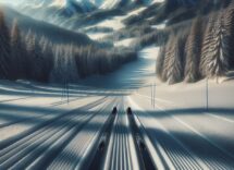 Atleti ucraini in allenamento per il biathlon