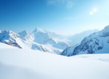 Atleti in gara durante una competizione di biathlon in Italia